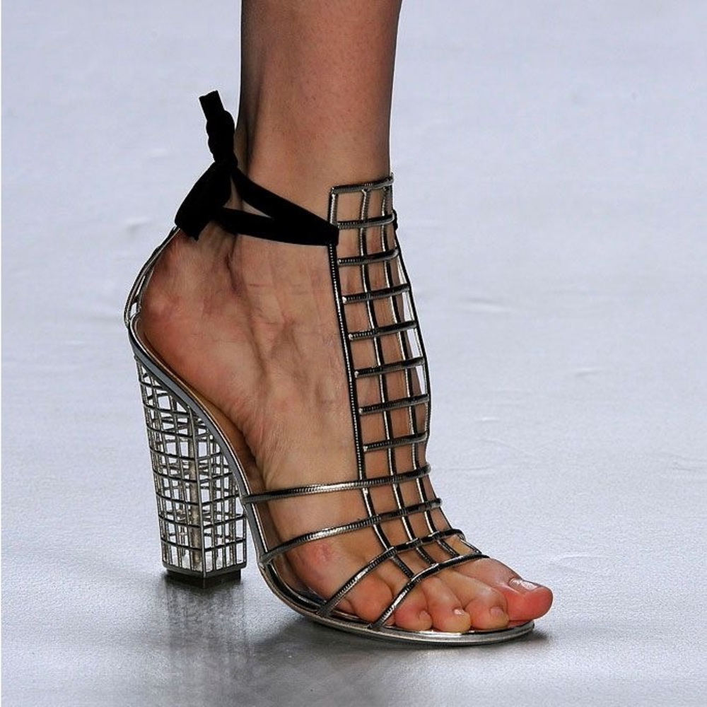 Runway Saint Laurent Spring 2009 Cage Sandal